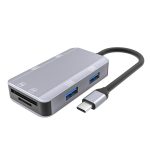 NK-3049 6 in 1 USB-C / Typ-C auf TF / SD-Kartensteckplatz + 4 USB-Buchsenadapter, NK-3049 – Bild 3