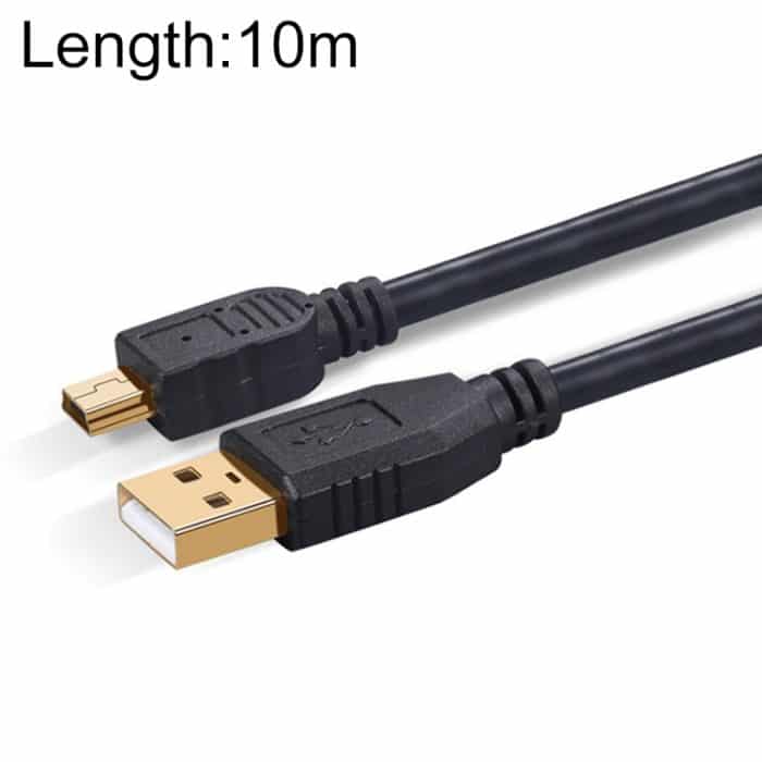 Mini 5 Pin auf USB 2.0 Kamera-Verlängerungsdatenkabel, 10m, 12m, 15m, 20m – Bild 1