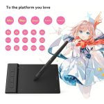 Veikk VK430 4x3 Zoll 8192 Stufen Druckempfindlichkeit Digitales Zeichenbrett – Bild 6