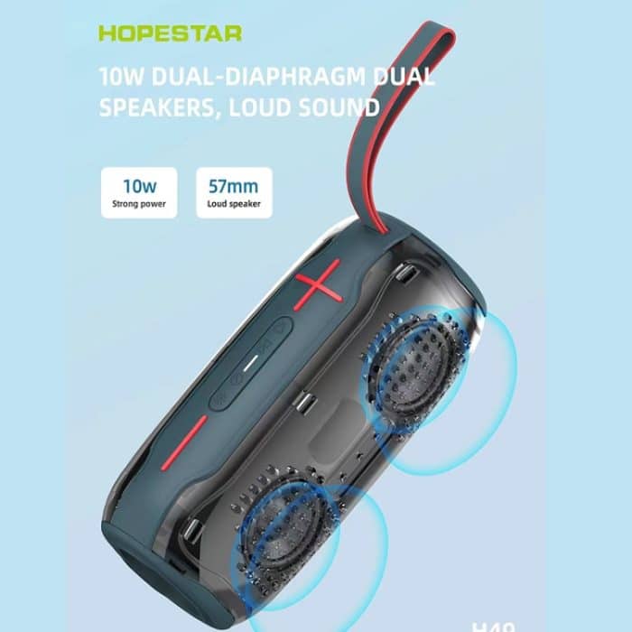 HOPESTAR H49 RGB Light TWS Wasserdichter kabelloser Bluetooth-Lautsprecher – Bild 5