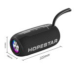 HOPESTAR H49 RGB Light TWS Wasserdichter kabelloser Bluetooth-Lautsprecher – Bild 6