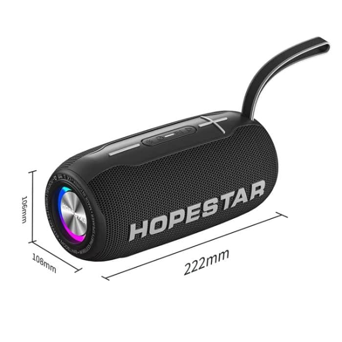 HOPESTAR H49 RGB Light TWS Wasserdichter kabelloser Bluetooth-Lautsprecher – Bild 6