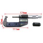 Elektronisches digitales Mikrometer (Auflösung 0,001 mm), 25-50mm, 50-75mm, 75-100mm – Bild 2