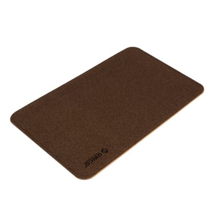 ORICO Doppelseitiges Mauspad, Größe: 200 x 300 mm, Cork + Coffee, Cork + Pink PU, Cork + Grey PU