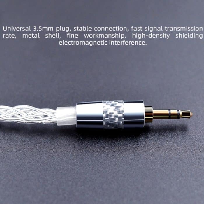 KZ OFC 0,75 mm Standard-Pin, hochreines versilbertes 152-Pin-Kopfhörer-Upgrade-Kabel für ZS10PRO – Bild 4