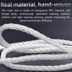 KZ OFC 0,75 mm Standard-Pin, hochreines versilbertes 152-Pin-Kopfhörer-Upgrade-Kabel für ZS10PRO – Bild 6