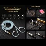 QKZ T1 8-adriges TC-versilbertes 3,5-mm-0,75-mm-2PIN-HIFI-Kopfhörer-Update-Kabel – Bild 7