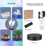 22 cm drehbarer Präsentationsständer für Videoaufnahmen, Belastung: 50 kg, US Plug, EU Plug, UK Plug, AU Plug – Bild 5