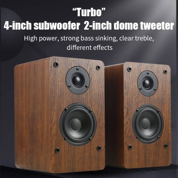 D1 Koaxialkarte Bluetooth-Desktop-Lautsprecher aus Holz – Bild 3