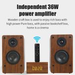 D1 Koaxialkarte Bluetooth-Desktop-Lautsprecher aus Holz – Bild 5