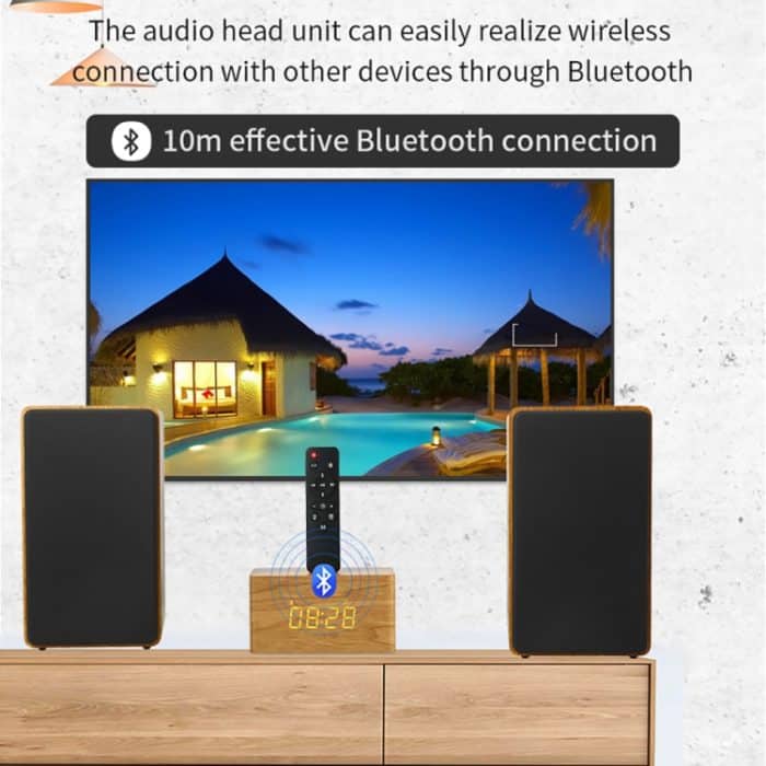 D1 Koaxialkarte Bluetooth-Desktop-Lautsprecher aus Holz – Bild 6