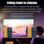 D1 Koaxialkarte Bluetooth-Desktop-Lautsprecher aus Holz – Bild 7