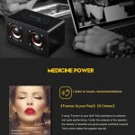 M5 Multifunktionaler Desktop-Bluetooth-Lautsprecher aus Holz, kabelloser Lautsprecher – Bild 5