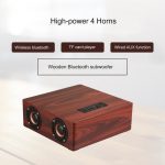 Q5 Heimcomputer-Fernseher, kabelloser Bluetooth-Lautsprecher aus Holz – Bild 2
