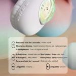 B4 RGB Cartoon Stereo Headset Drahtlose Bluetooth-Kopfhörer, Cat, Squirrel – Bild 4