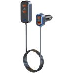 SC05 65,5 W 6 in 1 PD / QC3.0 Fast Charge Erweitertes Autoladegerät