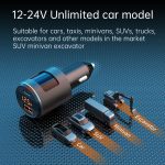 SC01 65W QC3.0 + PD Dual Ports Autoladegerät mit Spannungsanzeige, SC01 (Black), SC01 (Silver) – Bild 5