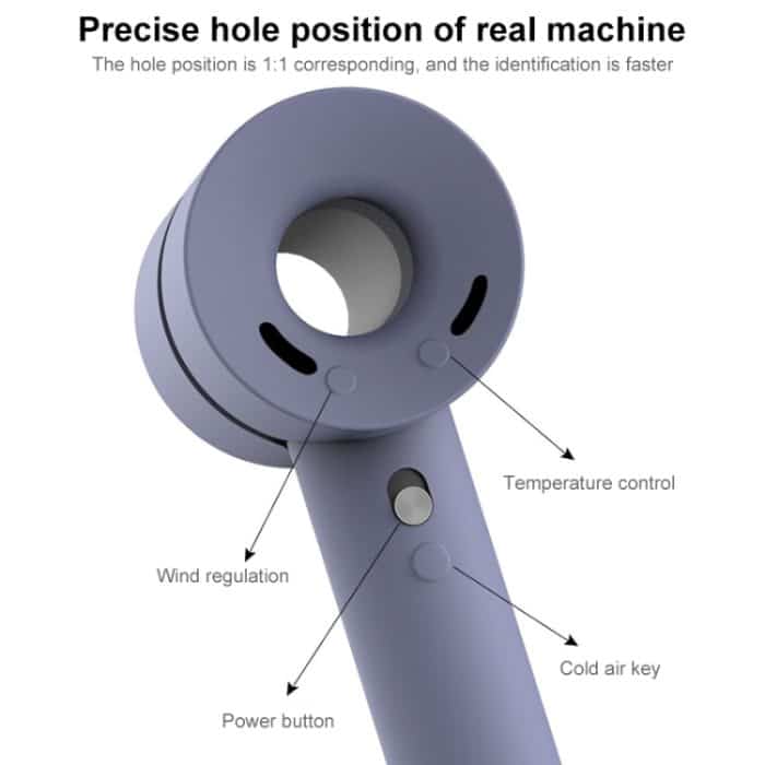 Schutzhülle aus stoßfestem Silikon für den Haartrockner, For Dyson – Bild 4