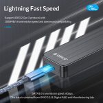 ORICO HM2C3-BK USB3.1 Gen1 Typ-C 6 Gbit/s M.2 SATA SSD-Gehäuse, HM2C3-BK – Bild 5