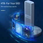ORICO 10 Gbit/s USB3.2 Gen2 Typ-C M.2 NVMe/NGFF(SATA) Dual Protocol SSD-Gehäuse – Bild 7