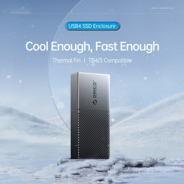 ORICO 20 Gbit/s USB3.2 Gen2x2 Typ-C M.2 NVMe SSD-Gehäuse – Bild 2