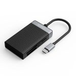 ORICO CL4T-C3 4-in-1-Multifunktionskartenleser vom Typ C mit gleichzeitiger Verwendung, CL4T-C3