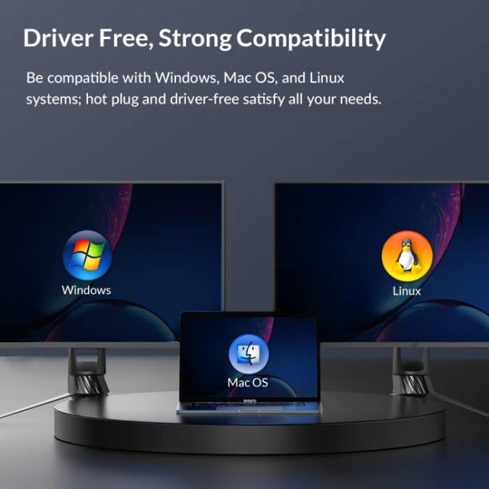 ORICO CL4T-C3 4-in-1-Multifunktionskartenleser vom Typ C mit gleichzeitiger Verwendung, CL4T-C3 – Bild 7