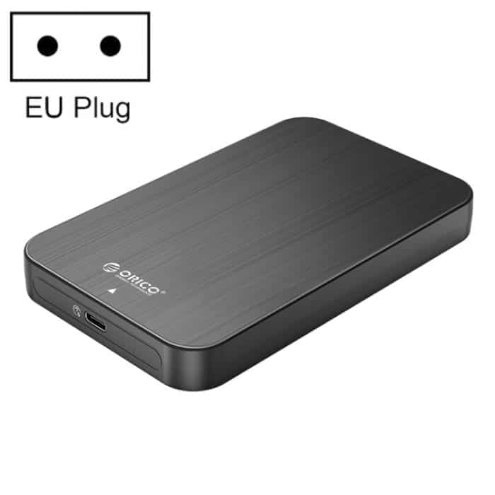 ORICO HM25C3 2,5 Zoll USB3.1 Gen1 Typ-C Festplattengehäuse, EU Plug, US Plug, UK Plug, AU Plug – Bild 1