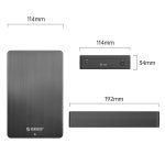 ORICO HM35C3 3,5 Zoll USB3.1 Gen1 Typ-C Festplattengehäuse, EU Plug, US Plug, UK Plug, AU Plug – Bild 2