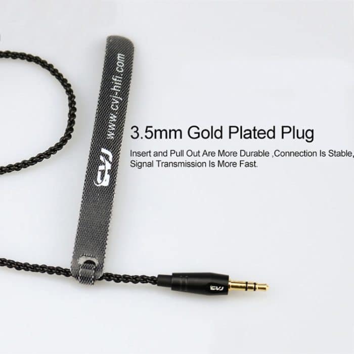 CVJ-V1 1,25 m langes, sauerstofffreies, versilbertes Kupfer-Upgrade-Kabel, For 0.75mm Earphones, With Mic, For 0.75mm Earphones, Without Mic, For 0.78mm Earphones, With Mic, For 0.78mm Earphones, Without Mic, For MMCX Earphones, With Mic... – Bild 5