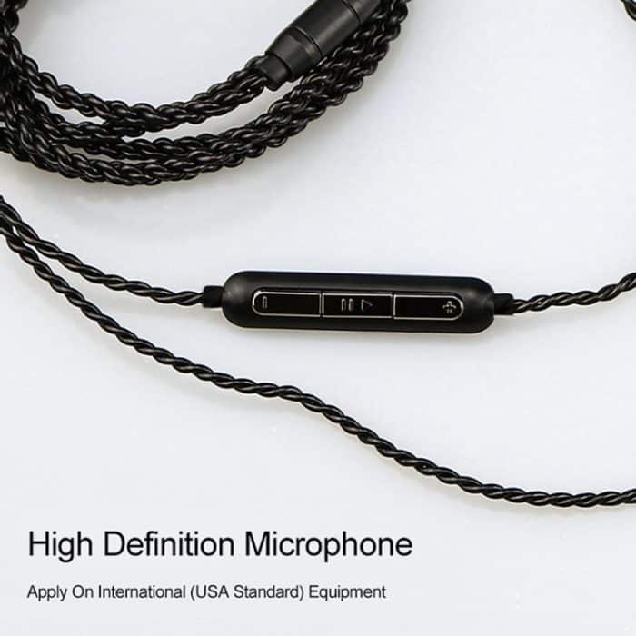 CVJ-V1 1,25 m langes, sauerstofffreies, versilbertes Kupfer-Upgrade-Kabel, For 0.75mm Earphones, With Mic, For 0.75mm Earphones, Without Mic, For 0.78mm Earphones, With Mic, For 0.78mm Earphones, Without Mic, For MMCX Earphones, With Mic... – Bild 6