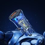 USAMS US-CC164 C32 30W transparentes Mini-Autoladegerät mit zwei Anschlüssen, C32 – Bild 4