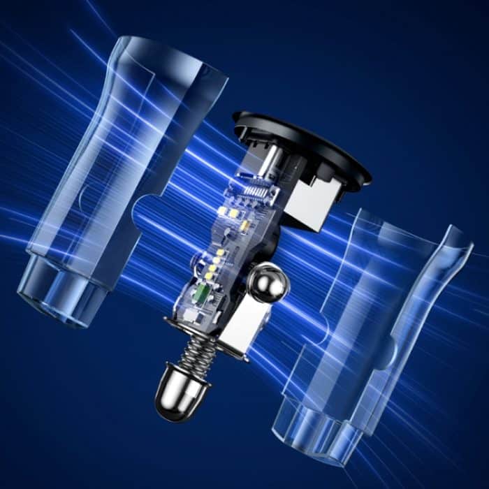 USAMS US-CC164 C32 30W transparentes Mini-Autoladegerät mit zwei Anschlüssen, C32 – Bild 6