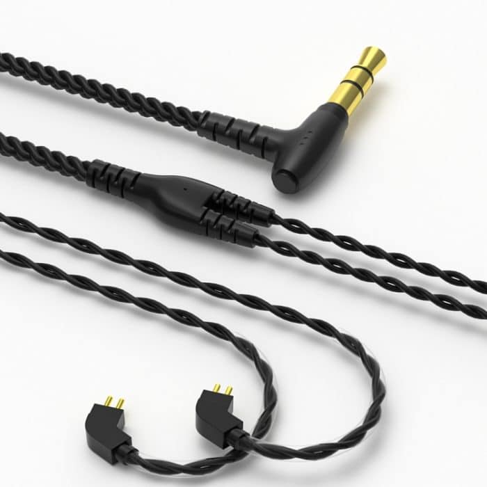 CVJ V2 1,25 m sauerstofffreies Kupfer Original 3,5 mm Winkelstück-Kopfhörerkabel, 0.75mm No Mic, 0.78mm No Mic, MMCX No Mic, 0.75mm with Mic, 0.78mm with Mic, MMCX with Mic – Bild 1