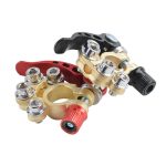 1 Paar Autobatterieklemmen Schnelltrennkabelverbinder, mit L-Schlüssel + Isolierkissen – Bild 4