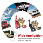 1 Paar Autobatterieklemmen Schnelltrennkabelverbinder, mit L-Schlüssel + Isolierkissen – Bild 7