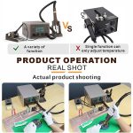 BAKU BA-9852 Digitale ESD Heißluftpistole Lötstation Schweißlötkolben – Bild 3