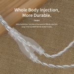 CVJ V7 1,25 m 4-adriges, versilbertes 3,5-mm-Winkel-Kopfhörerkabel, 0.75mm No Mic, 0.78mm No Mic, 2 Pin No Mic, 0.75mm with Mic, 0.78mm with Mic, 2 Pin with Mic – Bild 4