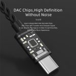 CVJ V6.TC 1,25 m Typ-C-Kopfhörerkabel aus sauerstofffreiem Kupfer mit digitaler Dekodierung, 0.75mm, 0.78mm, MMCX – Bild 3