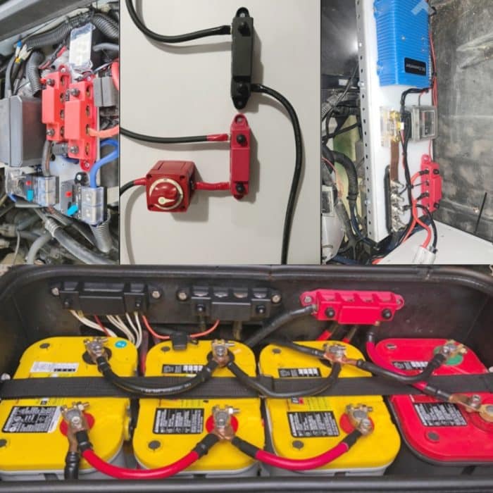 Hochstrom-Stromverteilungsklemmenblock für Wohnmobile mit Zubehör, Black M8 Stud with Accessories, Red M8 Stud with Accessories, Black M10 Stud with Accessories, Red M10 Stud with Accessories – Bild 7