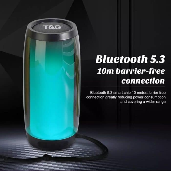 T&G TG335 1800 mAh tragbarer kabelloser Bluetooth-Lautsprecher mit Farb-LED – Bild 4