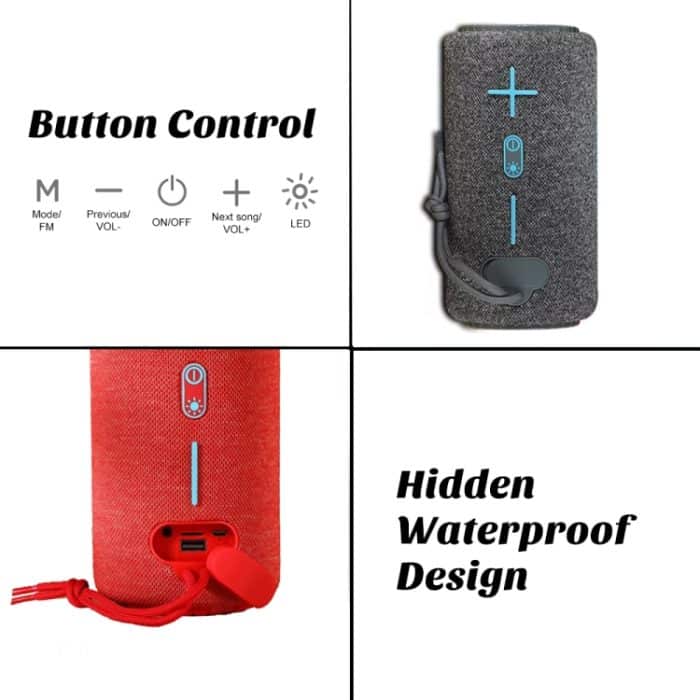 T&G TG639 10W tragbarer LED-Licht-TWS-Wireless-Bluetooth-Lautsprecher – Bild 5