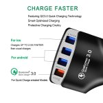 KC08 4-in-1-Zigarettenanzünder-Konvertierungsstecker, Multifunktions-USB-Auto-Schnellladegerät, KC08 (Black), KC08 (White) – Bild 3