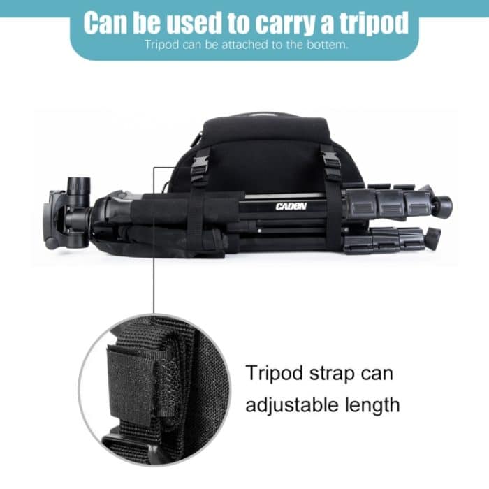 CADeN D30 Abnehmbarer Dual-Use-Rucksack für professionelle Spiegelreflexkameras, stoßfeste Taschen – Bild 9