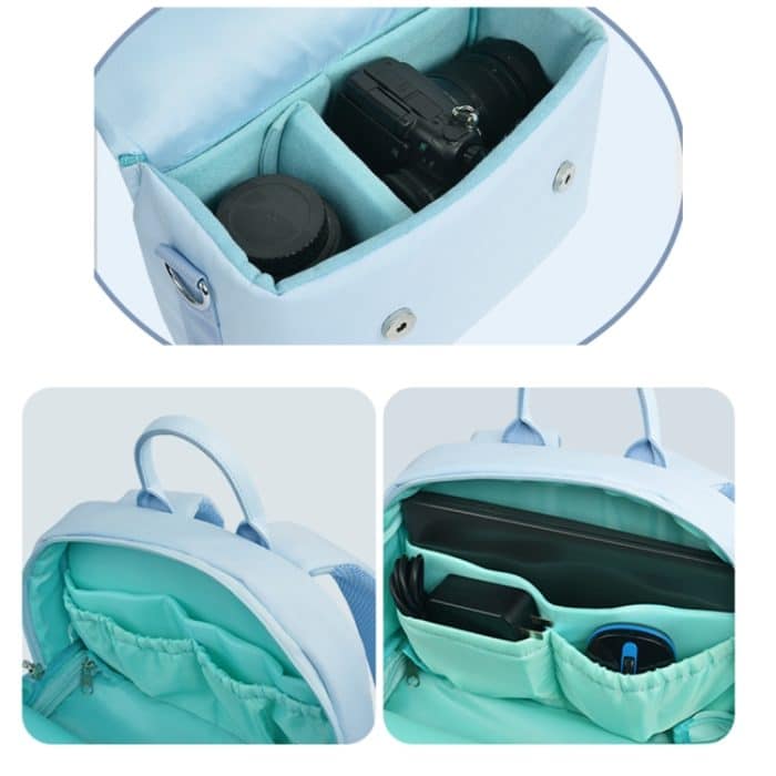 CADeN D75 Kamerarucksäcke, große, stoßfeste Kamera-Objektivtaschen, 37 x 30 x 17cm, 42 x 30 x 17cm – Bild 7