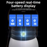 USB-Multifunktions-tragbare wiederaufladbare Solar-Notfall-Campinglampen-Taschenlampe, 1158 Black – Bild 3