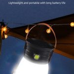 USB-Multifunktions-tragbare wiederaufladbare Solar-Notfall-Campinglampen-Taschenlampe, 1158 Black – Bild 4