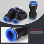 LAIZE 10 Stück gerader pneumatischer Schnellmontage-Anschluss aus PU-Kunststoff, PU-4, PU-6, PU-8, PU-10, PU-12, PU-14, PU-16 – Bild 5