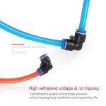 LAIZE 10 Stück Kunststoff-Winkel-Pneumatik-Schnellmontage-Anschluss, PV-4, PV-6, PV-8, PV-10, PV-12, PV-14, PV-16 – Bild 4