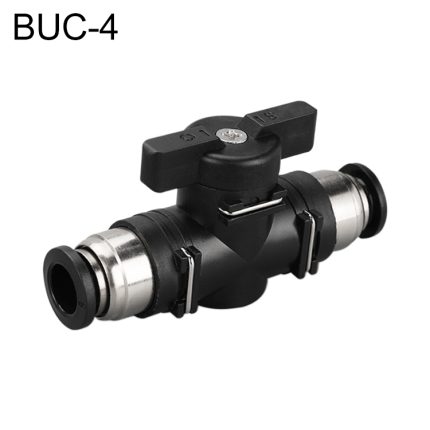 LAIZE Manueller Ventil-Pneumatik-Schnellmontageanschluss, BUC-4, BUC-6, BUC-8, BUC-10, BUC-12, HVFF-4, HVFF-6, HVFF-8, HVFF-10, HVFF-12